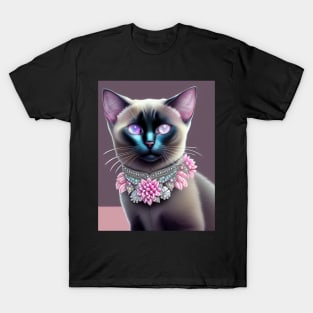 Meet the Glowing Siamese Cat T-Shirt
